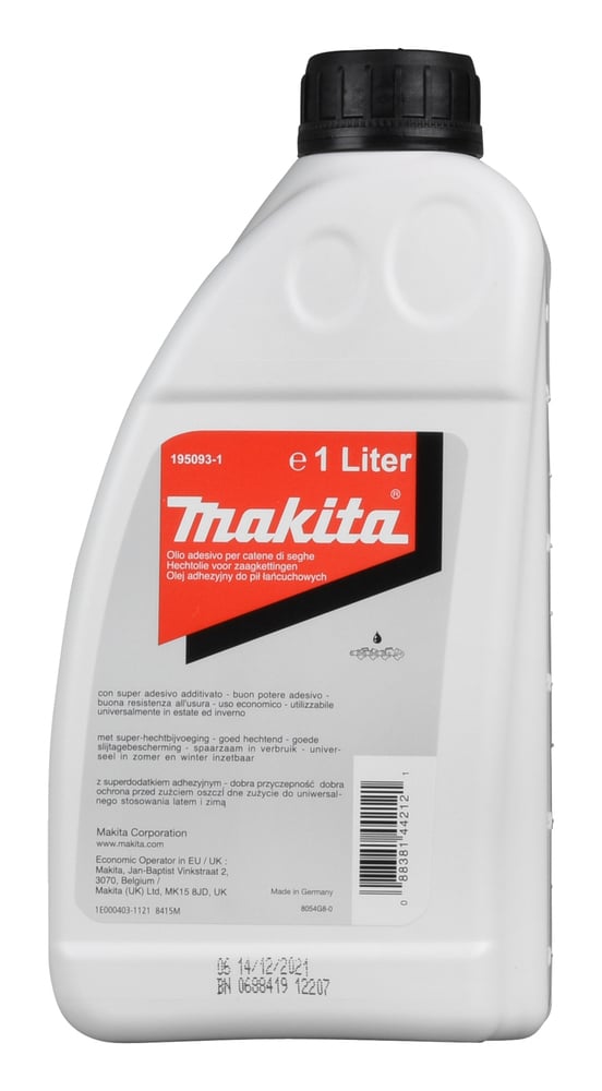 Makita Accessoires Kettingzaagolie 1ltr - 195093-1 - 195093-1